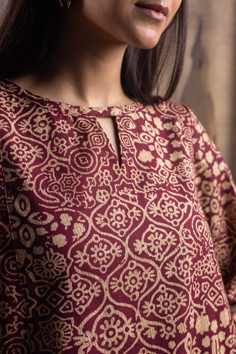 Ajrak Noir Co-Ord Set