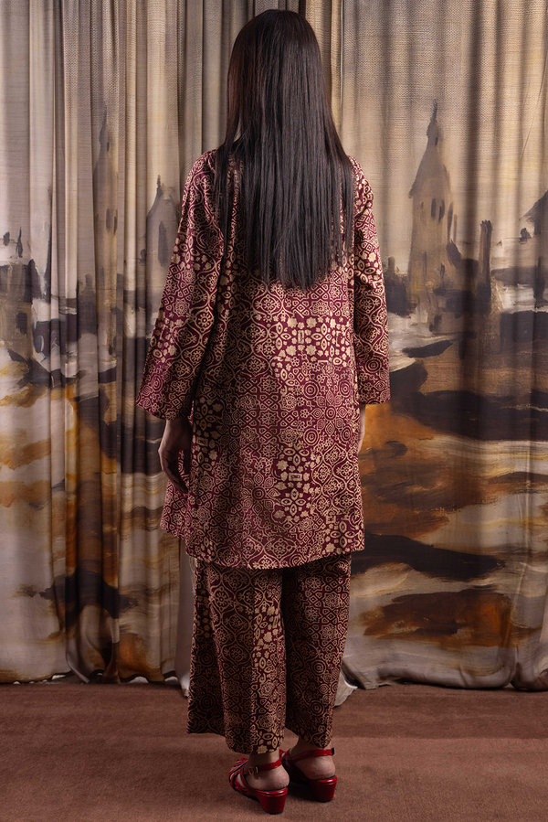 Ajrak Noir Co-Ord Set