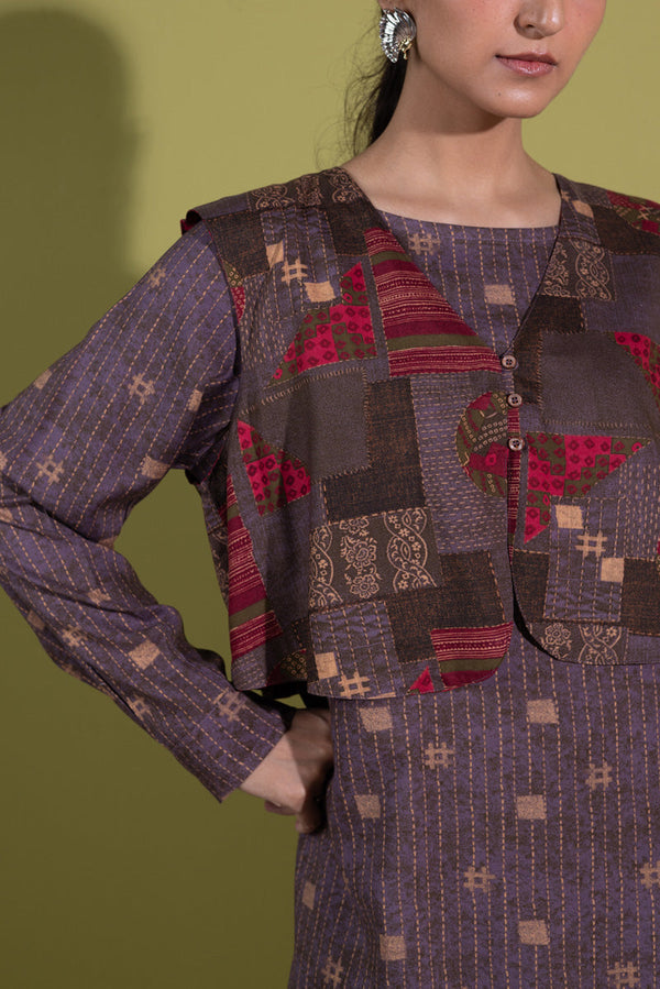 Kantha 3-Piece Koti Set