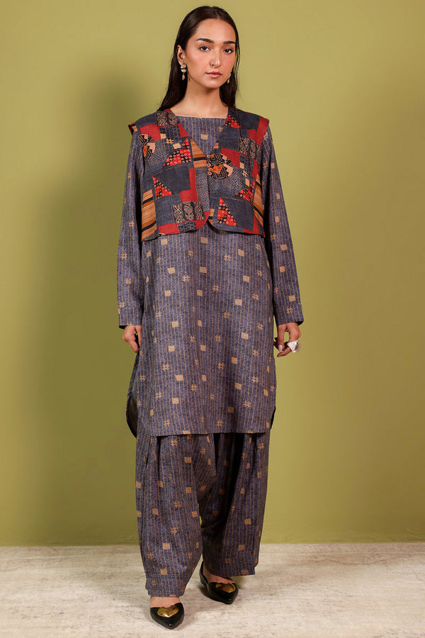 Kantha 3-Piece Koti Set