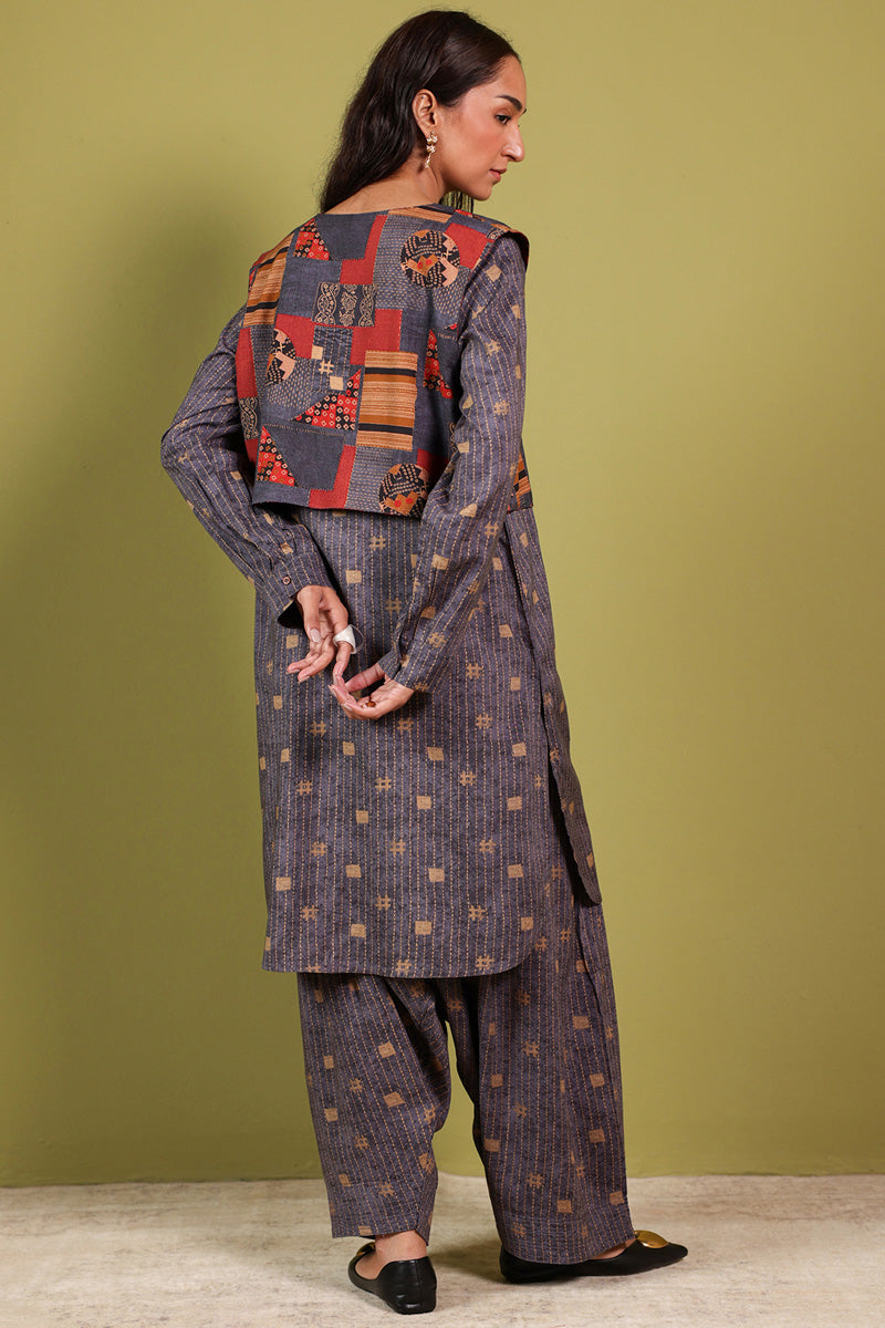 Kantha 3-Piece Koti Set