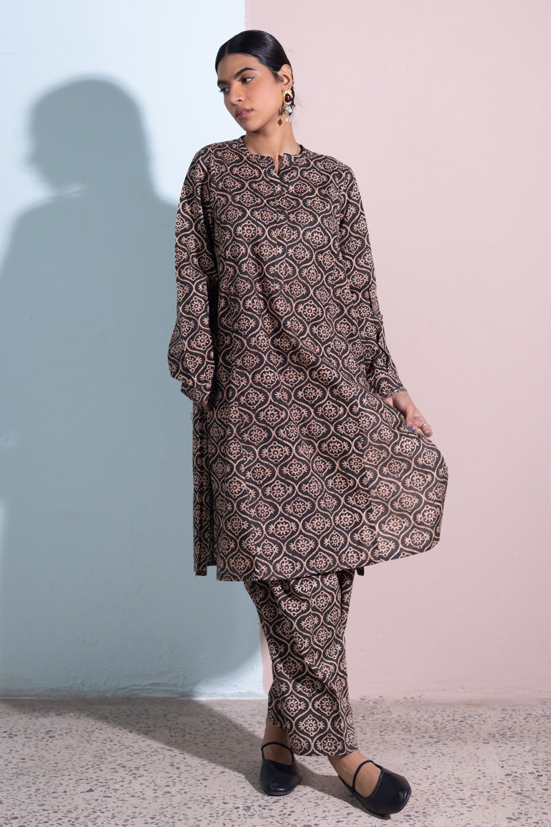 Ajrak Noir Duo-Set