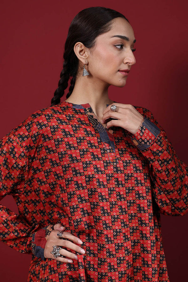 Printed Kantha Co-Ord Set