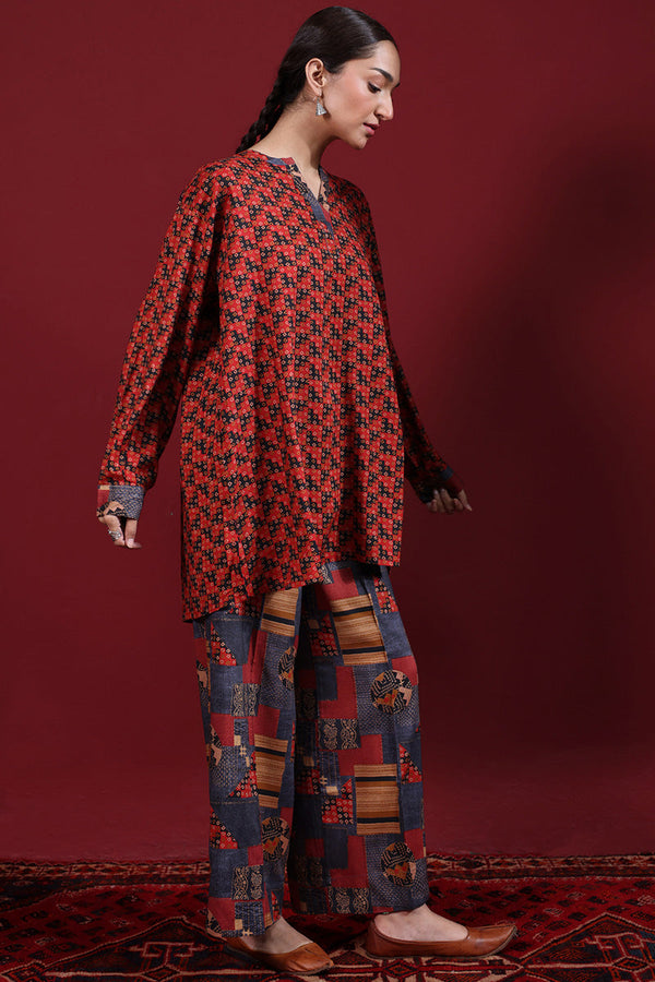 Printed Kantha Co-Ord Set