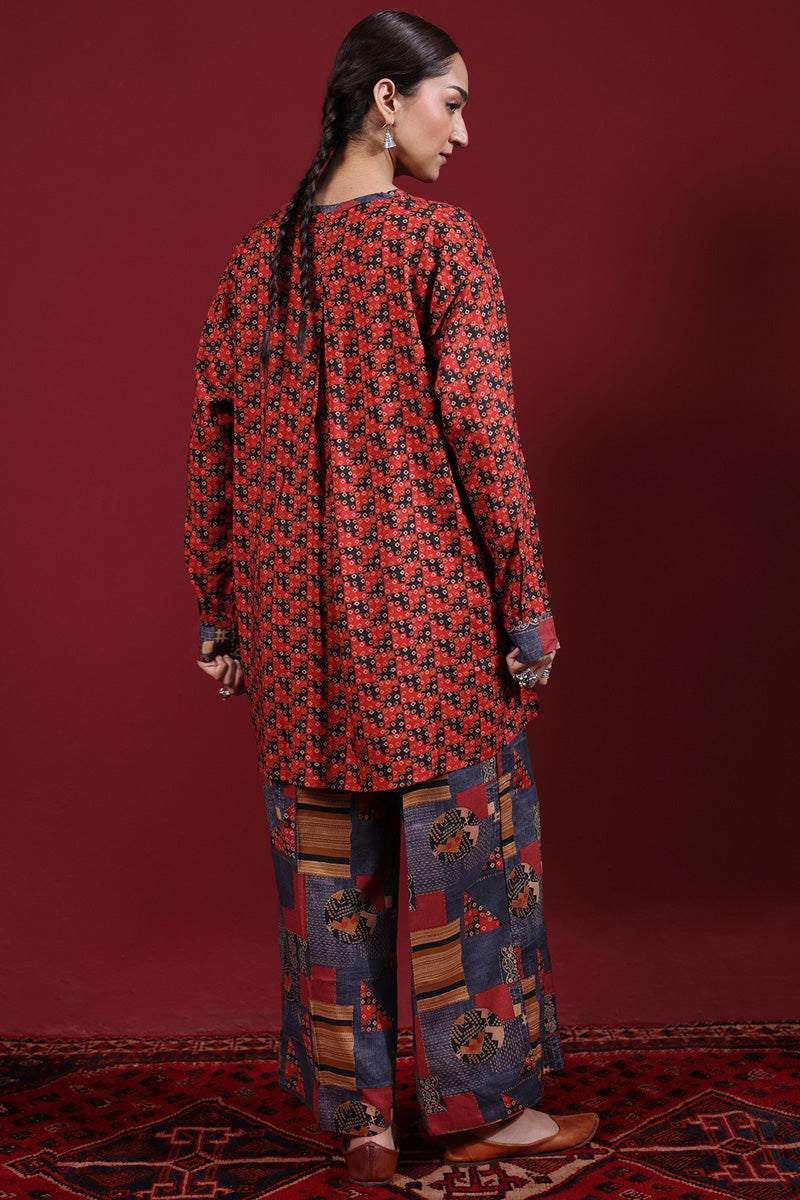 Printed Kantha Co-Ord Set