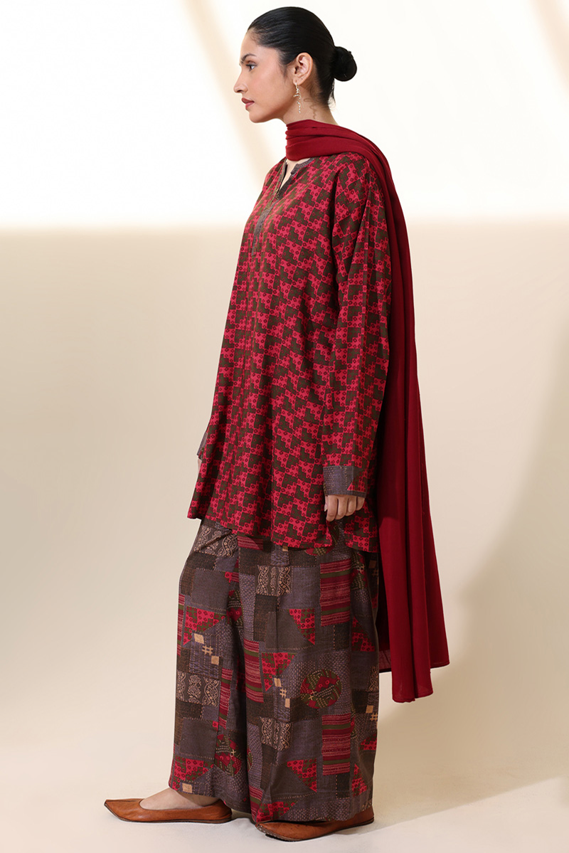 Printed Kantha Co-Ord Set