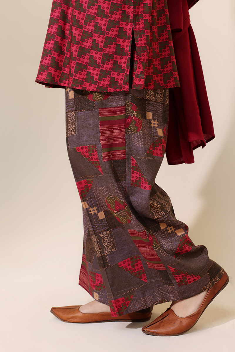 Printed Kantha Co-Ord Set