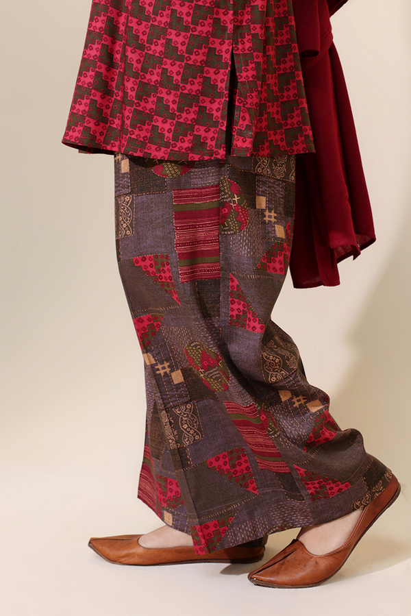 Printed Kantha Co-Ord Set