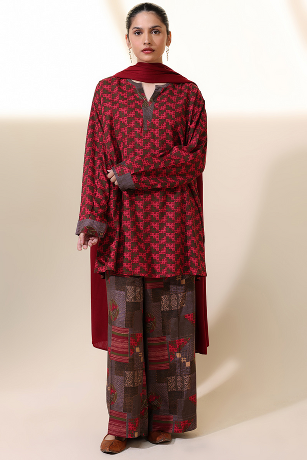 Printed Kantha Co-Ord Set