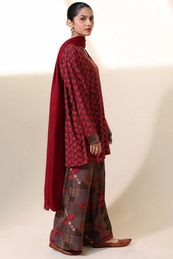 Printed Kantha Co-Ord Set