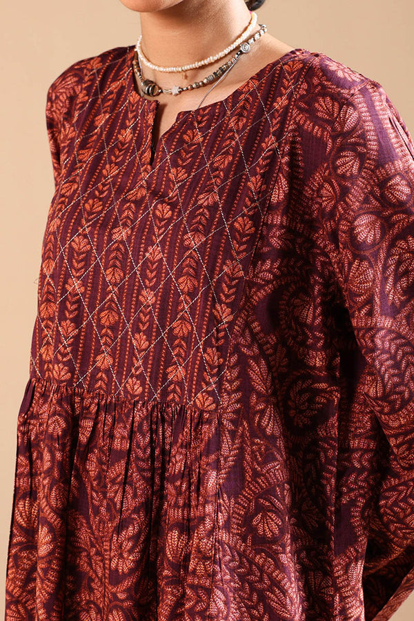 Aari Paisley Flared Dress