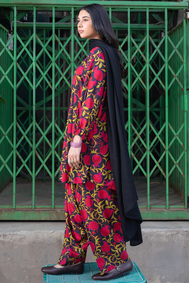 Anar Rang Suzani Set