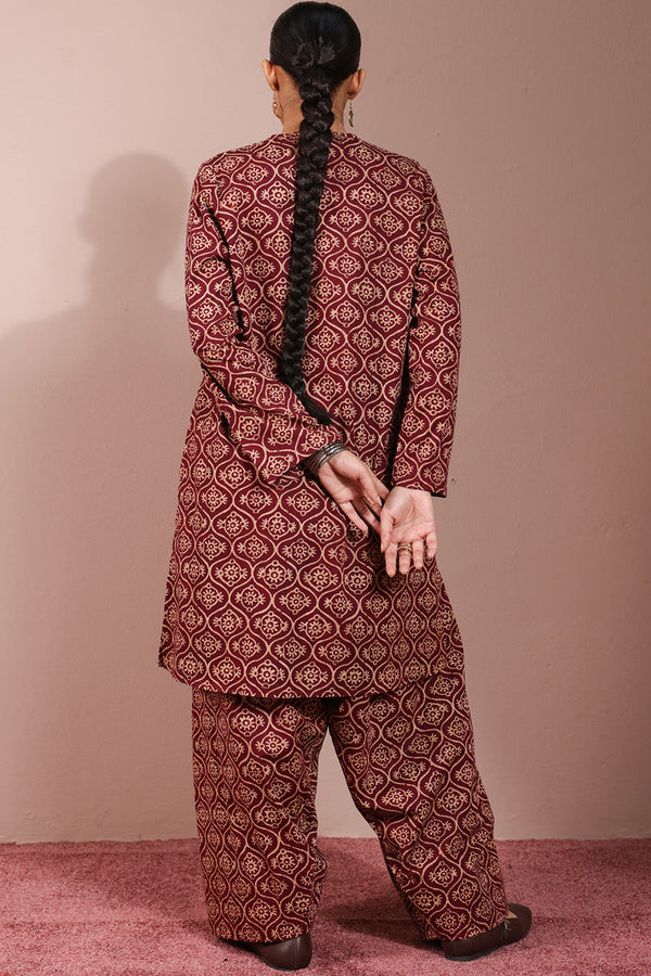 Ajrak Noir Grace Set