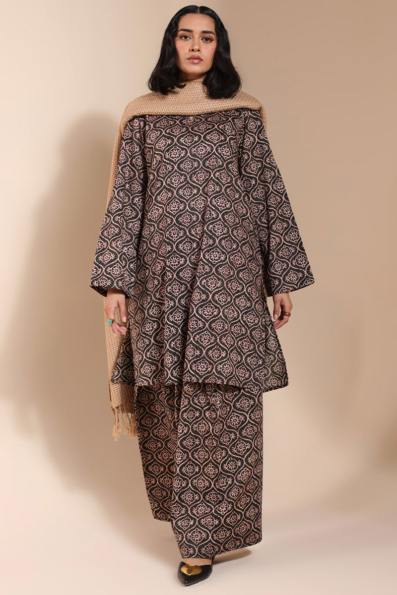 Ajrak Noir Grace Set