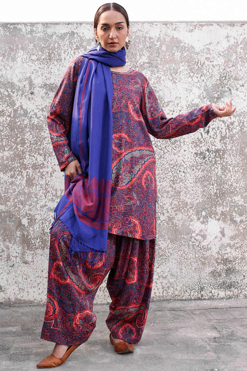Jacquard Paisley Farshi Set