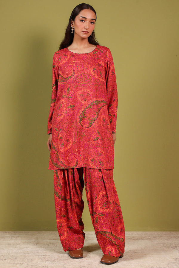 Jacquard Paisley Farshi Set