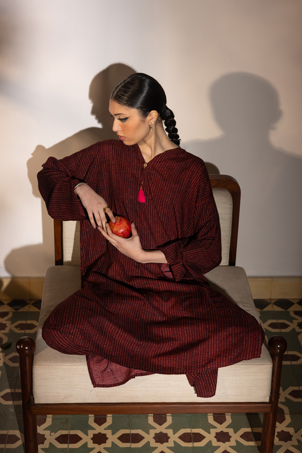 KanthaTukri Tassel-Edge Set