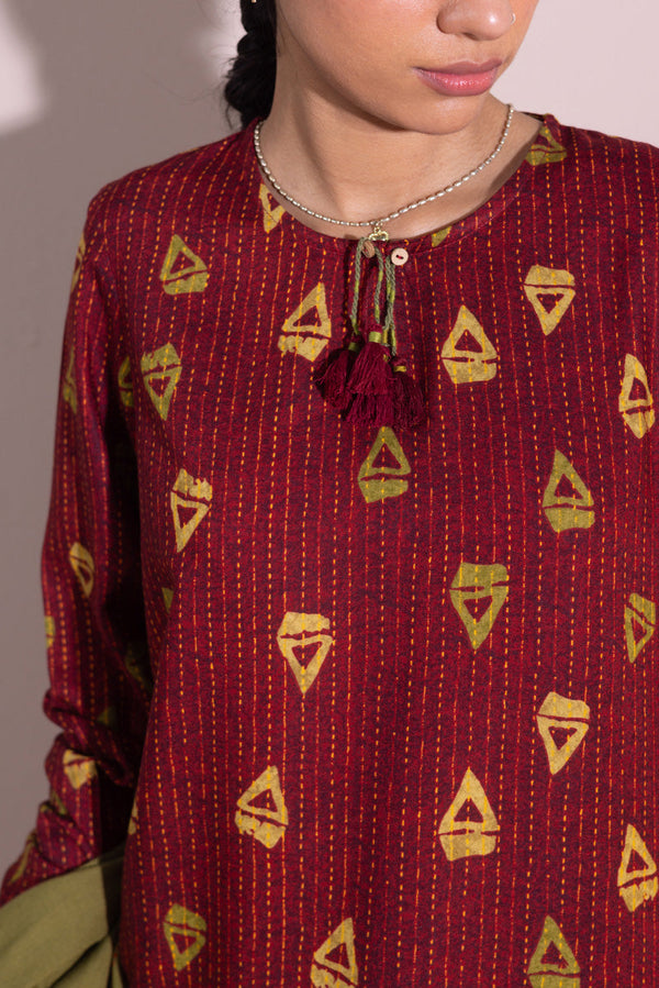 KanthaTukri Tasseled Set