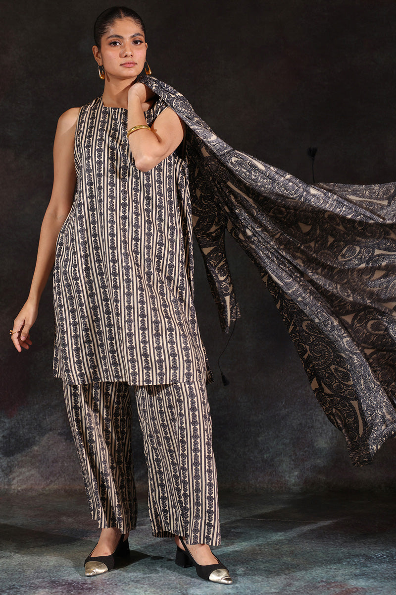 Aari Paisley 3-Piece Jama Set