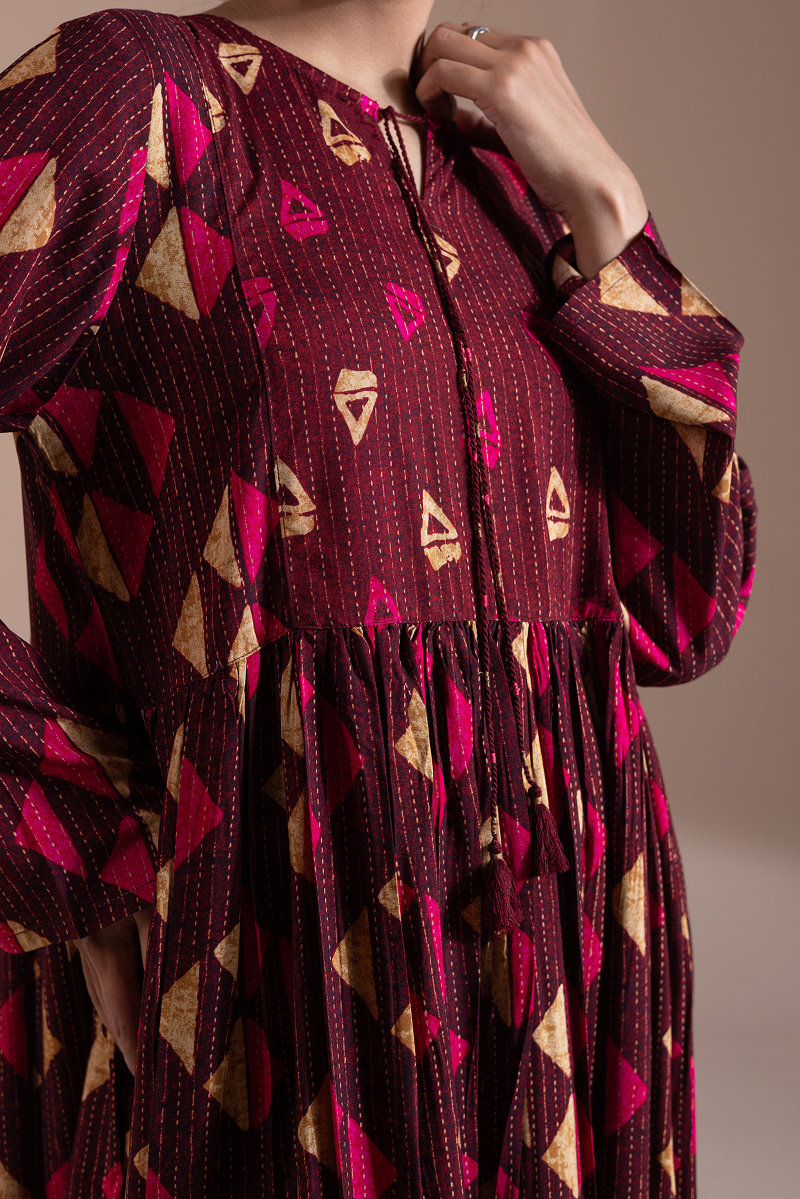 Kantha Tukri Dress