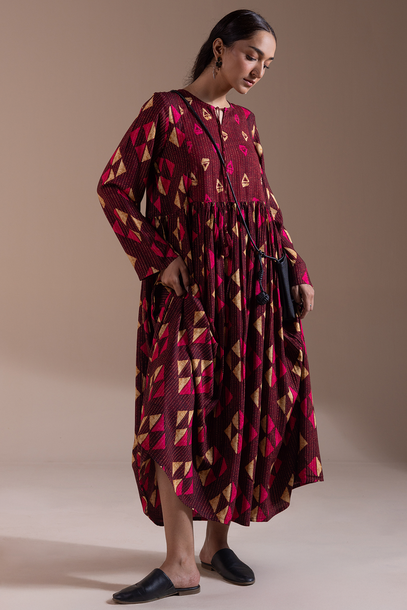 Kantha Tukri Dress