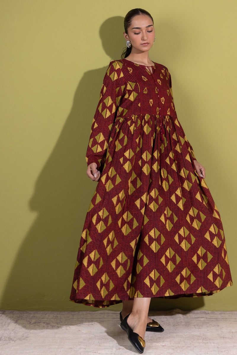 Kantha Tukri Dress