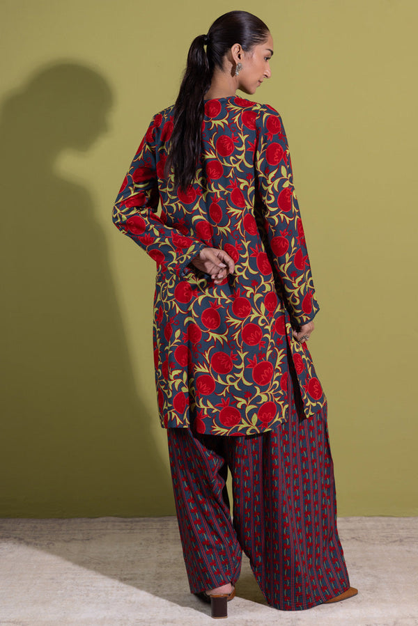 Printed Suzani Farshi Set