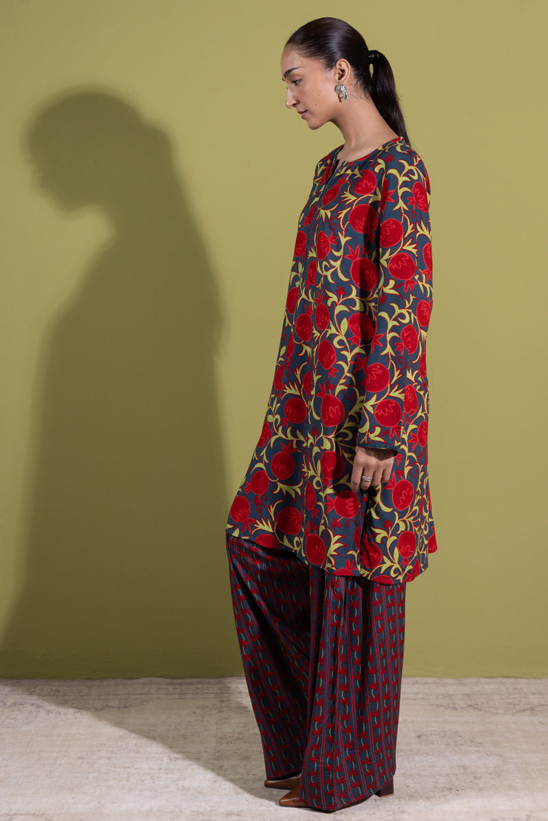 Printed Suzani Farshi Set