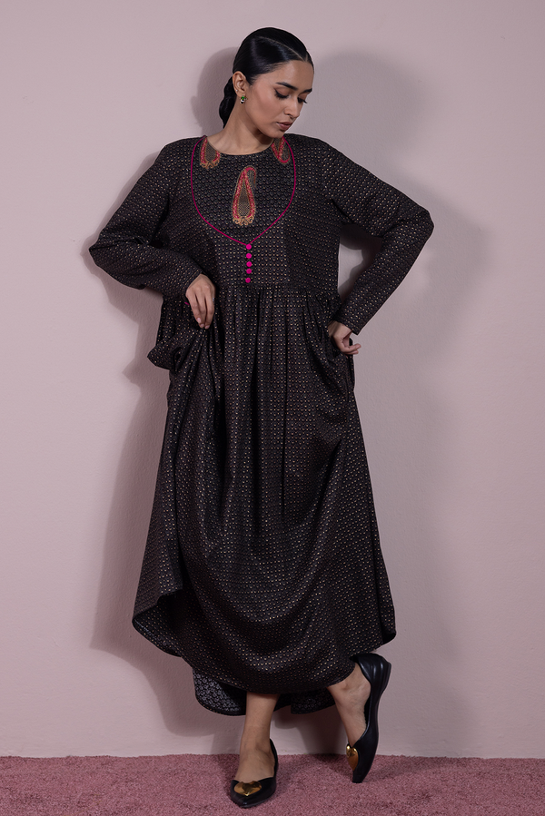 Thai Paisley Poise Dress