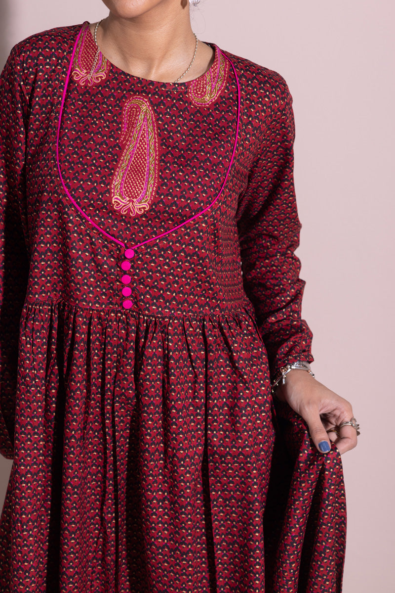 Thai Paisley Poise Dress