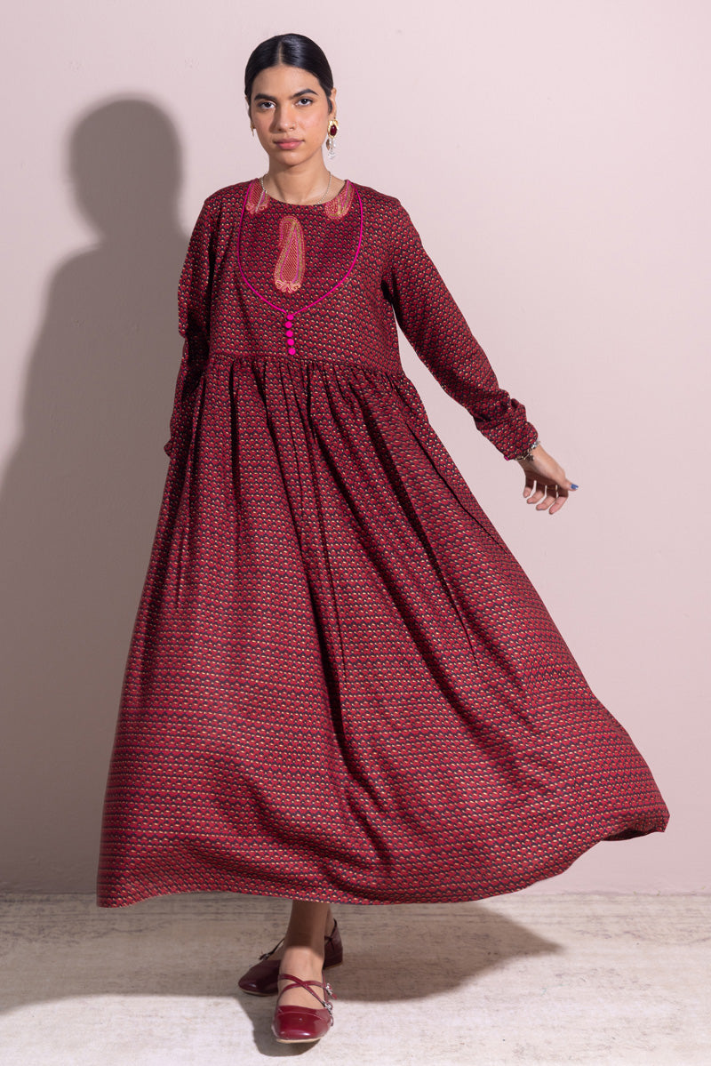 Thai Paisley Poise Dress