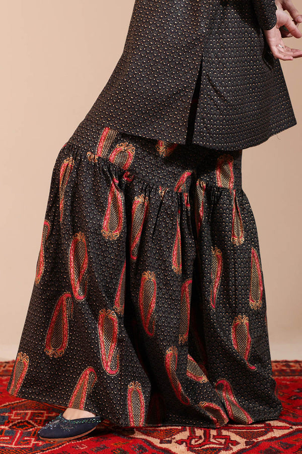 Thai Paisley Luxe Gharara Set