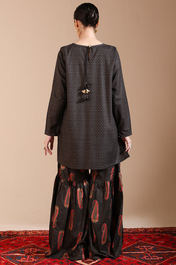 Thai Paisley Luxe Gharara Set