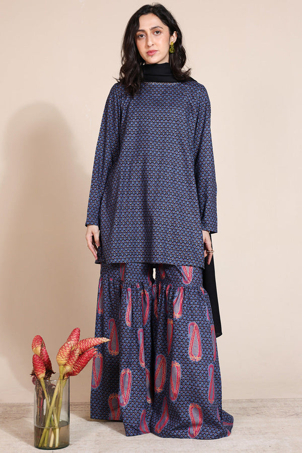 Thai Paisley Luxe Gharara Set