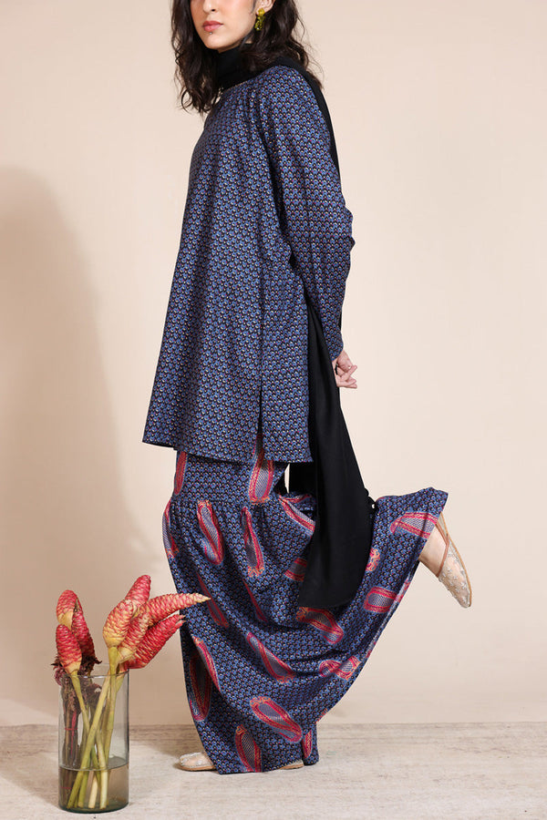 Thai Paisley Luxe Gharara Set