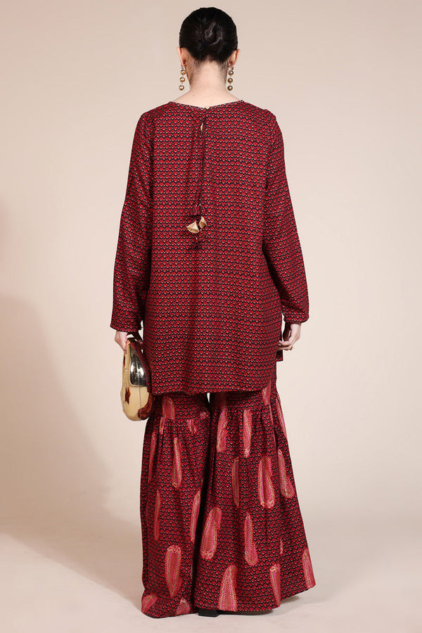 Thai Paisley Luxe Gharara Set