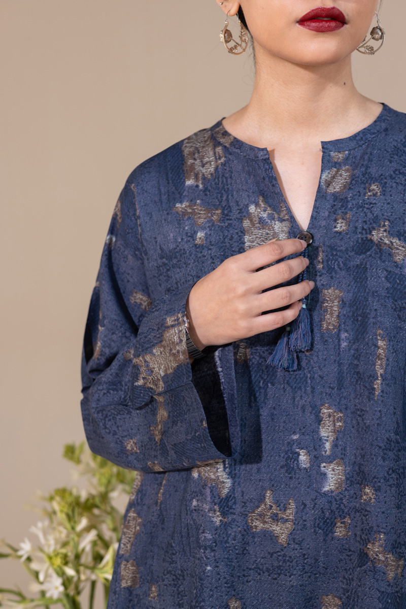 Denim Bleach Co-Ord Set