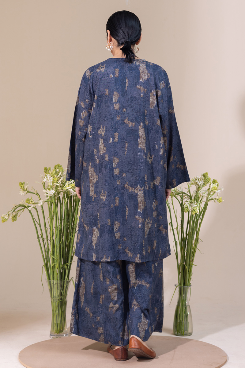 Denim Bleach Co-Ord Set