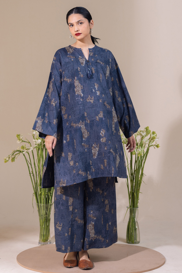 Denim Bleach Co-Ord Set