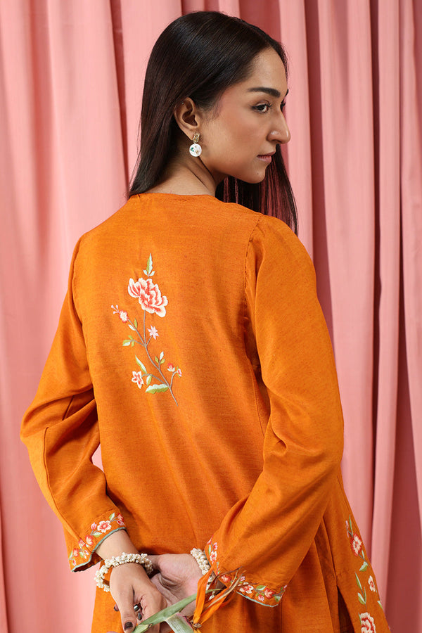 Floral Splendor Embroidered Set