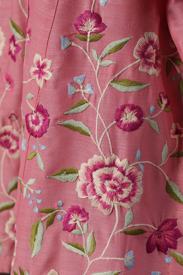 Floral Splendor Embroidered Set