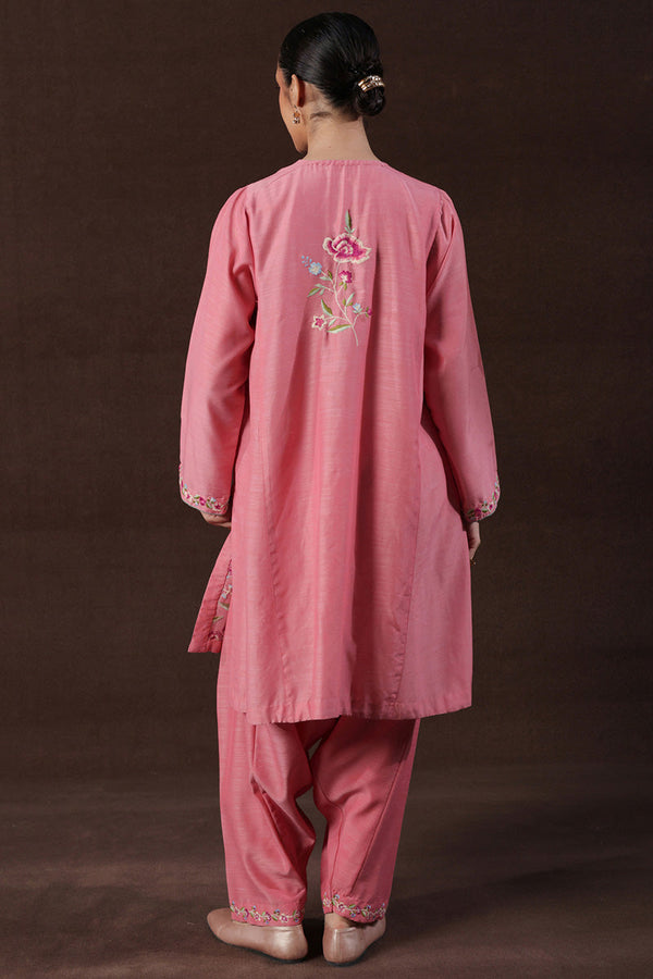 Floral Splendor Embroidered Set