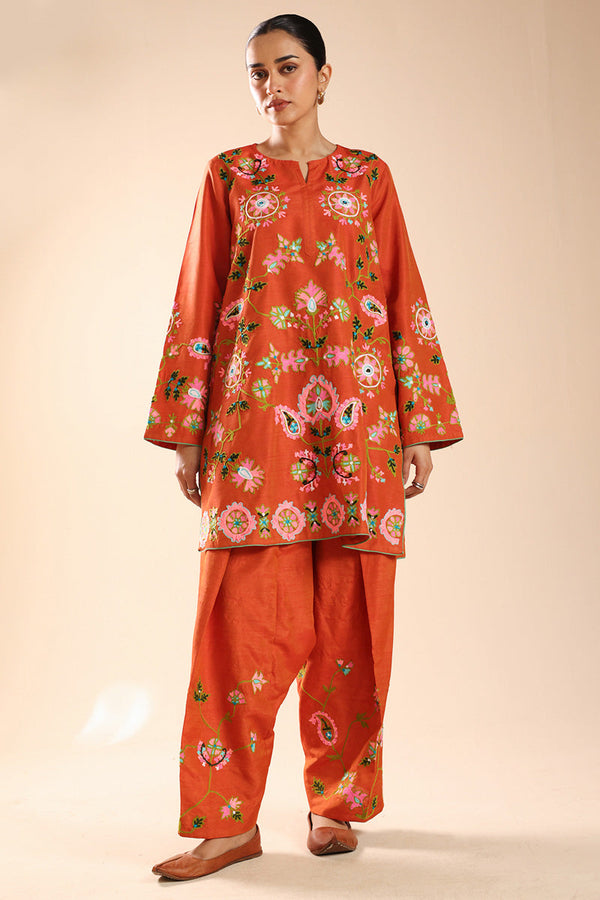 Embroidered Gulnar Set