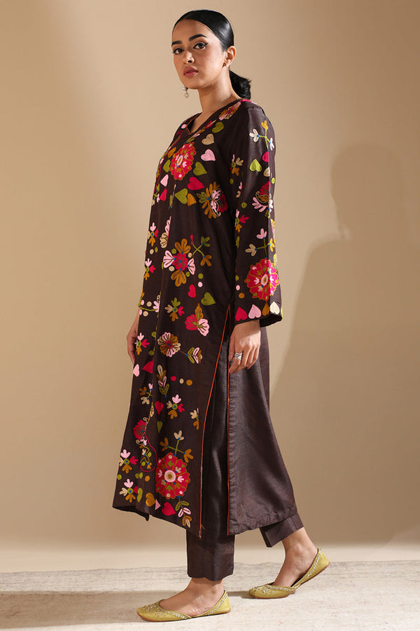 Folk Opulence Embroidered Set