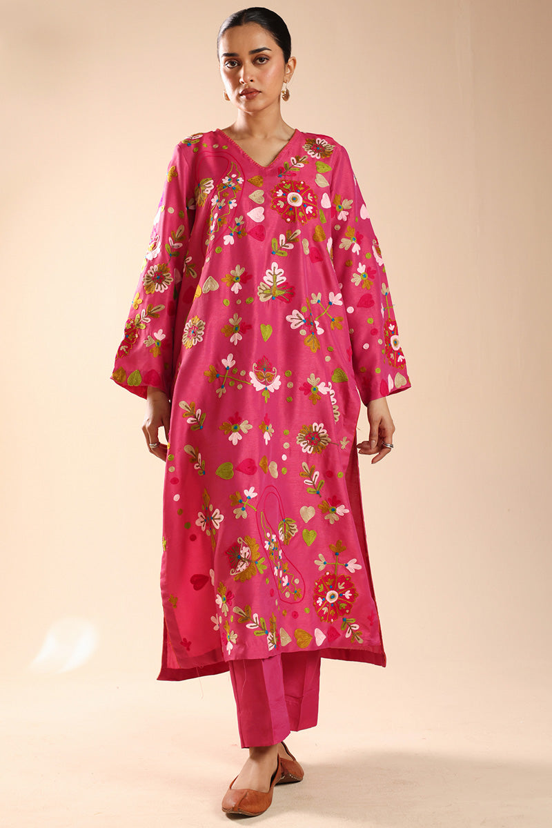 Folk Opulence Embroidered Set
