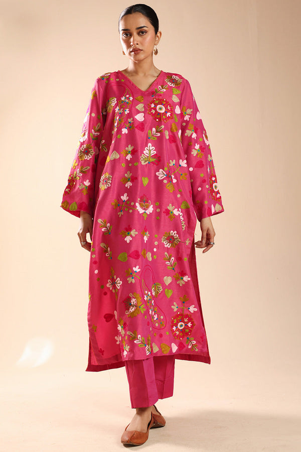 Folk Opulence Embroidered Set