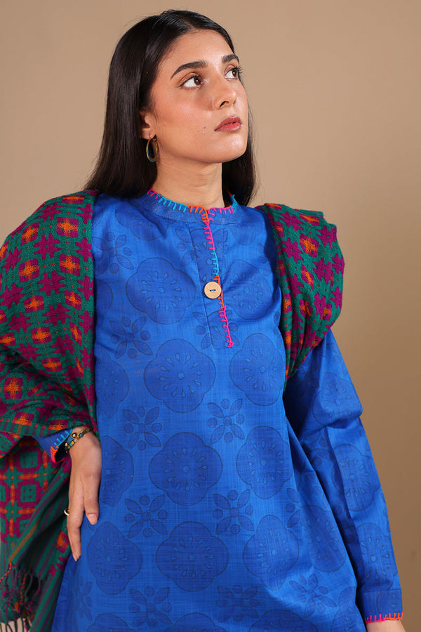 Wooden Block-Printed Set