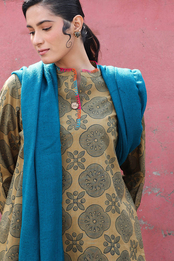 Wooden Block-Printed Set