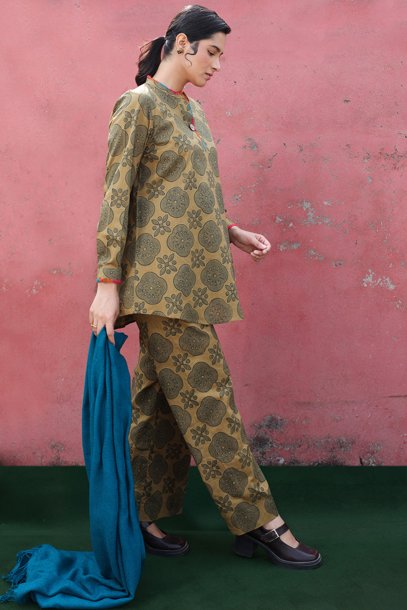 Wooden Block-Printed Set