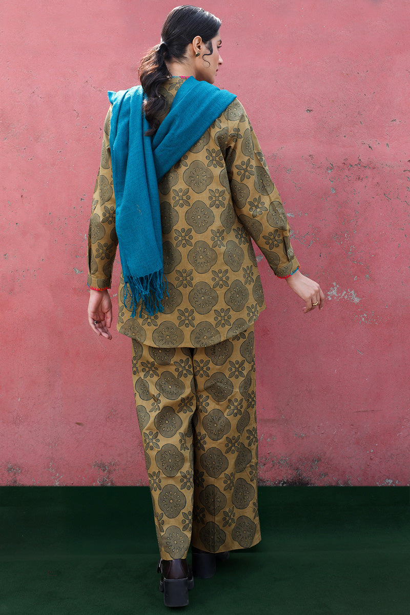 Wooden Block-Printed Set